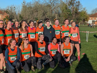 Woking's women and girls impress at Surrey Cross Country League event