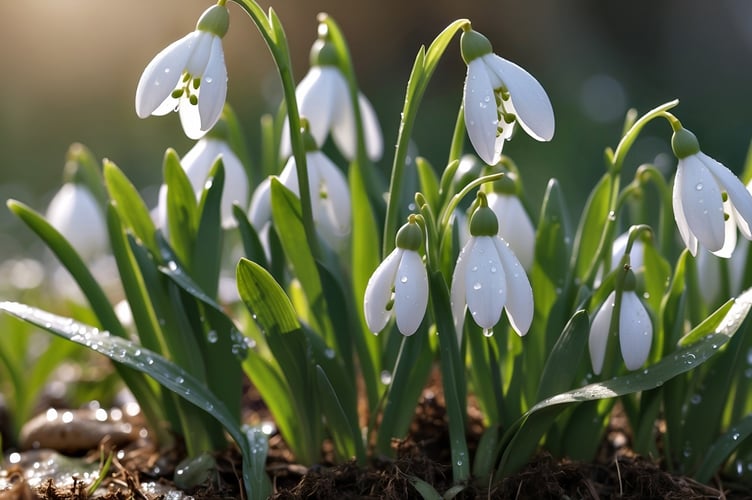 The resilient snowdrop, one of the first plants to flower each year. Picture: Nicky Pe