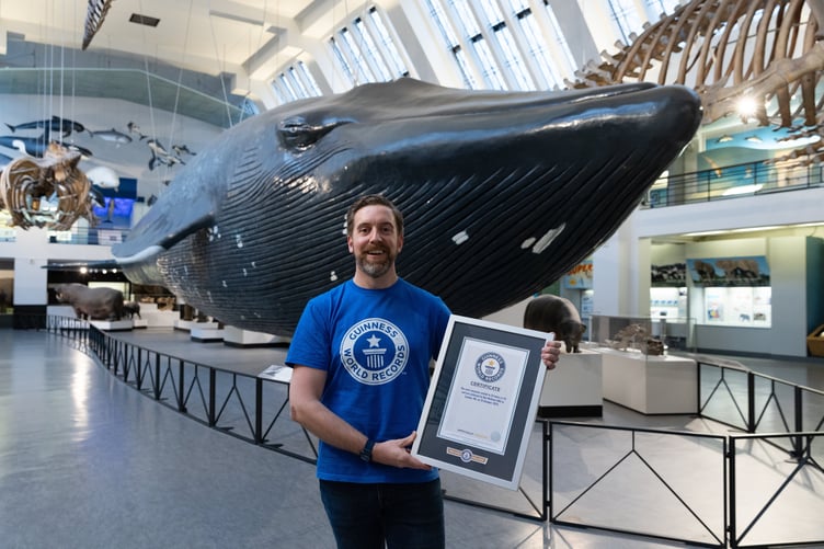 Ben Melham who now holds the Guinness World Record for the most museums visited in 24 hours, visiting 42 in one day. Release date January 28 2025. A dad has bagged a world record after visiting an incredible 42 museums across London in just one day - using a kick scooter. Ben Melham, 42, now holds the Guinness World Record for the most museums visited in 24 hours - after being challenged by his children. The dad-of-two, from London, smashed the previous record of 33 set by Sujoy Kumar Mitra and Swaroop Dawrani in India. Ben says that breaking the record took a lot of planning as he had to meticulously map out his route - considering opening hours, travel times and the record guidelines. He travelled between locations using a kick scooter to speed up his journeys. Ben bgean his attempt at 9:03am on October 25 last year, at the Museum of the Royal Pharmaceutical Society.