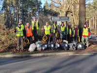 Woking Litter Warriors hit a new milestone  
