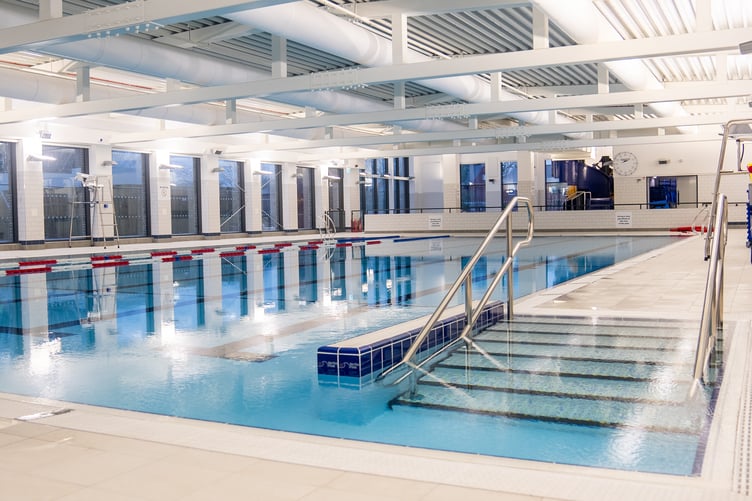 The pool at Farnborough Leisure Centre
