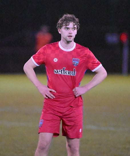 Aidan King scored Knaphill's goal (Photo: Knaphill FC)