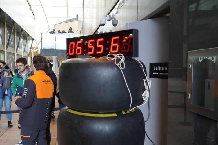 Pit stop time challenge