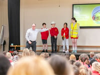 Barnsbury pupils hear home truths about site safety