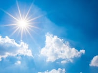 Mainly sunny with light breezes and minimal rain expected