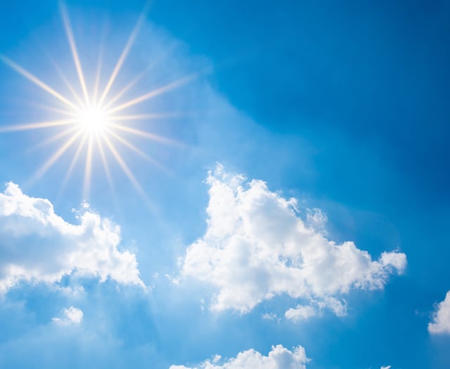 Bright skies today with gentle wind, partly cloudy tomorrow