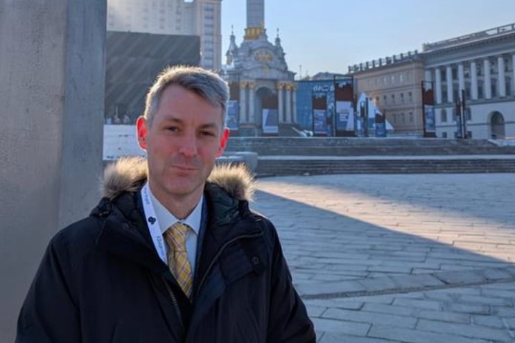 Will Forster MP in Ukraine.