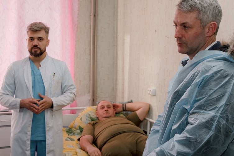 Will Forster MP meets with victims of Russian aggression in Ukraine.