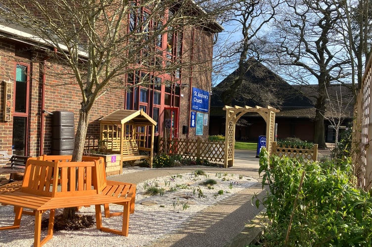 Wellbeing garden at Goldsworth Park Centre