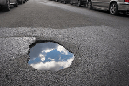 Data on progress filling potholes must be published or Somerset Council will lose Government funding. PHOTO: DfT.