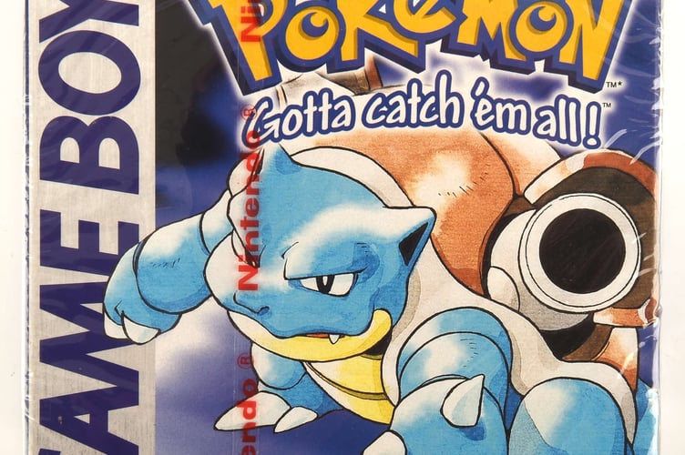 Nintendo Game Boy Pokemon Blue - Factory Sealed red strip Nintendo seal