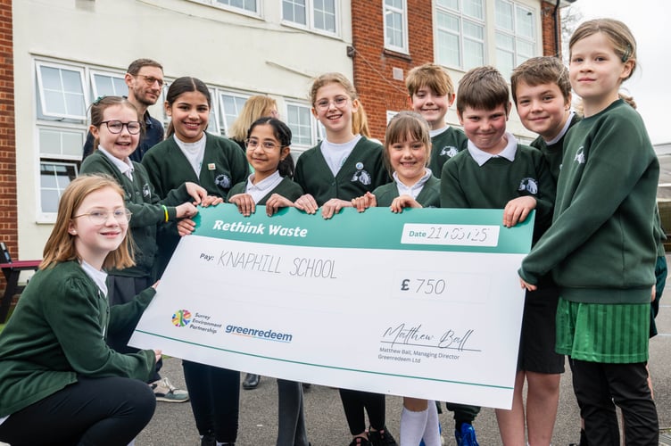 It's a green win for Knaphill school