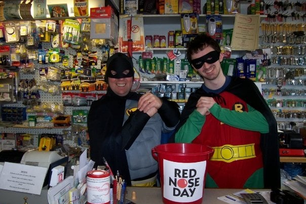 Red Nose Batman and Robin 2009