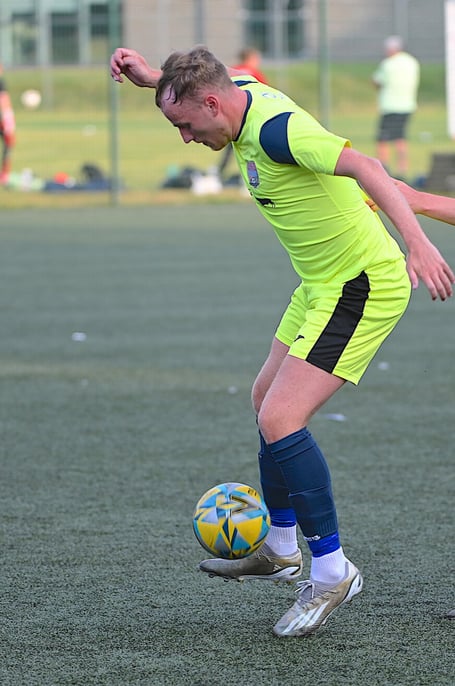 Ross Murdoch scored Knaphill's first goal (Photo: Knaphill FC)