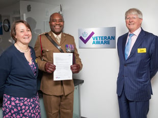 Ashford and St Peter’s Hospitals earn Veteran Aware reaccreditation