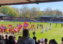 Ten-man Woking fall to stoppage-time FA Trophy semi-final defeat at Aldershot Town