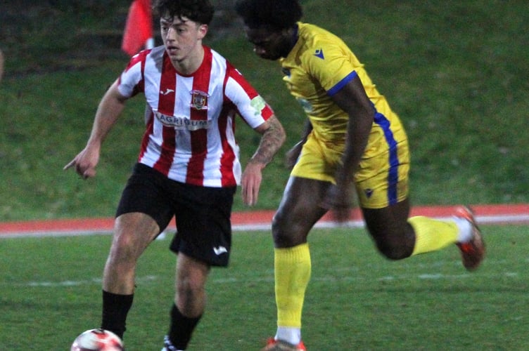 Kai Zini in action for Guildford (Photo: Chris Pegman)