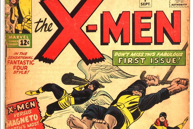 The X-Men, first issue. In the world of Action Comics, nothing excites fans as much as the first appearance of a major character. Now Ewbanks are offering three rare vintage Marvel comics that feature the initial unveiling of the X-Men, Iron Man and Wolverine. Together they are expected to sell for as much as £13,000 at auction on April 9. The X-Men No. 1 was the first time any fan would have seen Stan Lees X-Men, Professor X and Magneto. The US Cents edition, published in 1963, carries a storyline that includes Cyclops, Jean Grey aka Marvel girl, Iceman, Angel Beast and Professor X, as well as Magneto. It has a sale guide of £4,000-5,000.