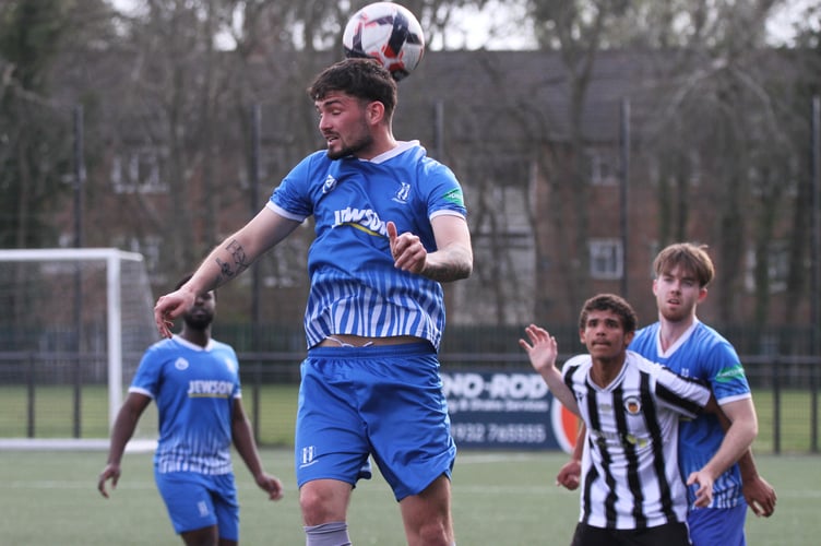 Action from Sheerwater under-23s 4-0 win against Tooting & Mitcham United (Photo: Dan Eicke)