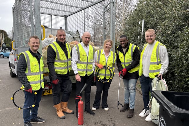 Builder cleans up in community project