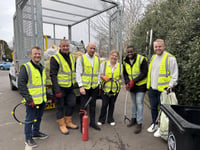 Builder cleans up in community project