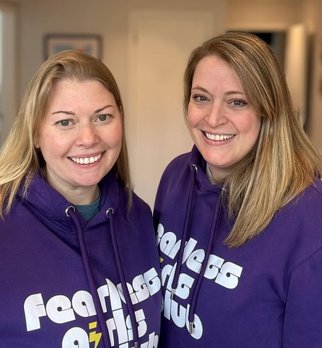 Fearless Girls Club co-founders Elle Wilks and Kate Cooper
