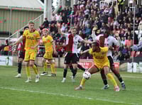 Police enforce town centre dispersal order for Aldershot-Woking match