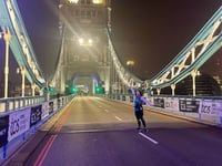 Hospice hero completes Reverse London Marathon
