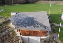 Valley End Cricket Club install solar panels