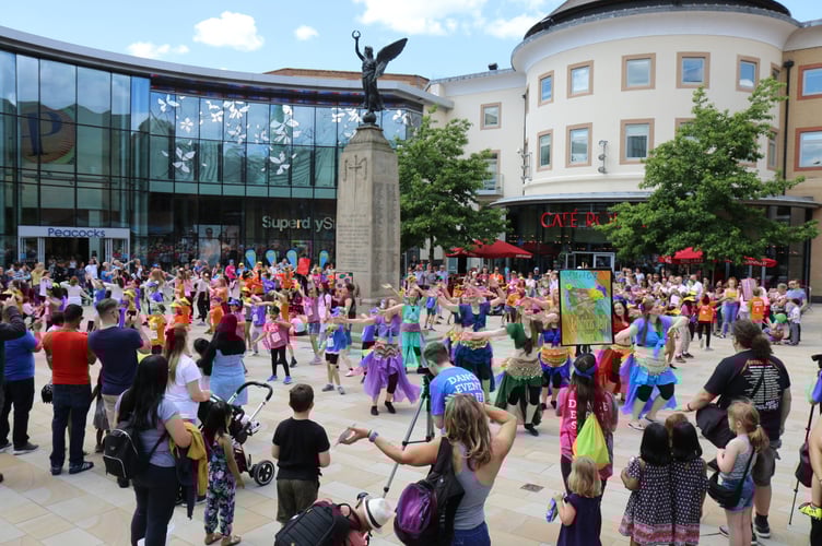 Dance Woking celebrates 25 years Woking Town Centre in 2019