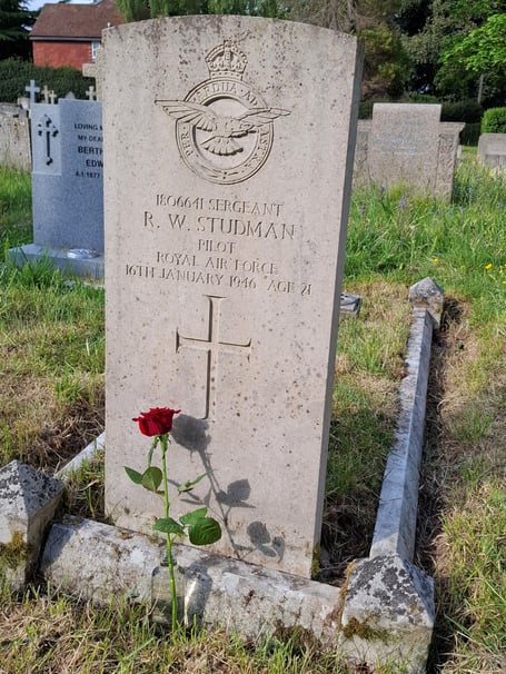 Horsell War Grave Roses