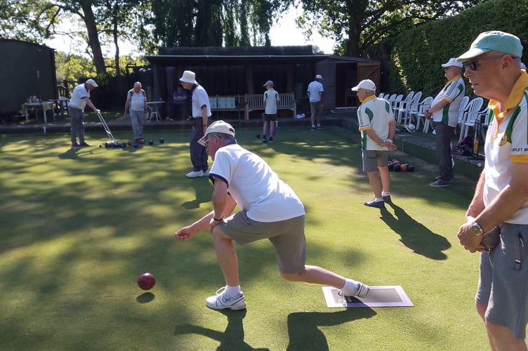 Mayford Hall Bowls Club slipped to two defeats
