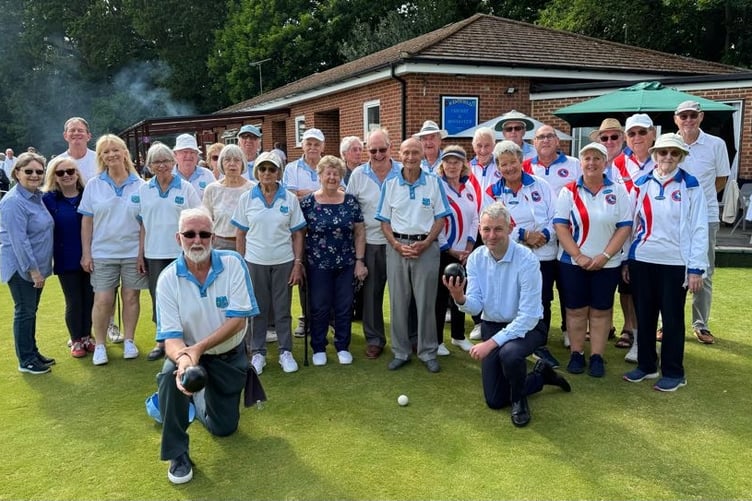 The club's bowls section took part in the 150th anniversary celebrations