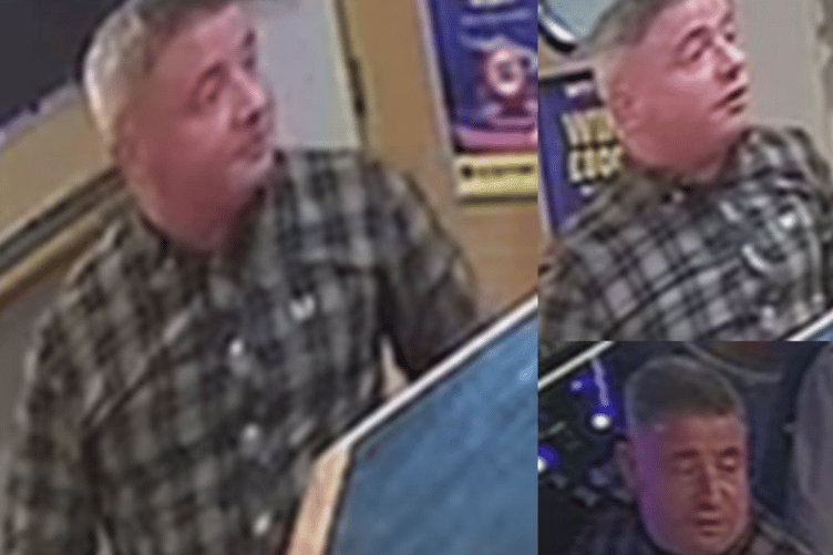 The man police want to speak to after an assault at a Farnborough bookies.