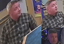 Police seek this man after staff member assaulted at betting shop