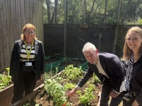 MP opens allotment set to boost wellbeing