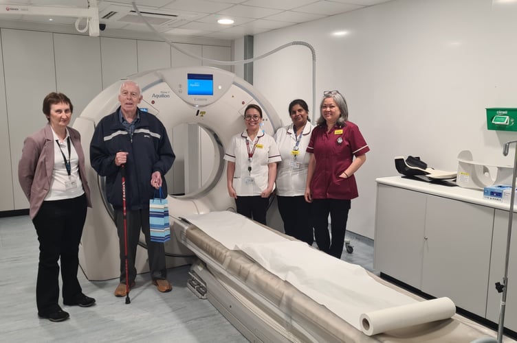 Scan at Woking Community Hospital
