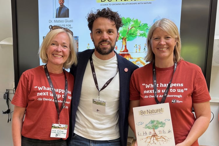 Be Nature authors Louise Shorthose, Dr Matteo Giusti and Kirsty Porter