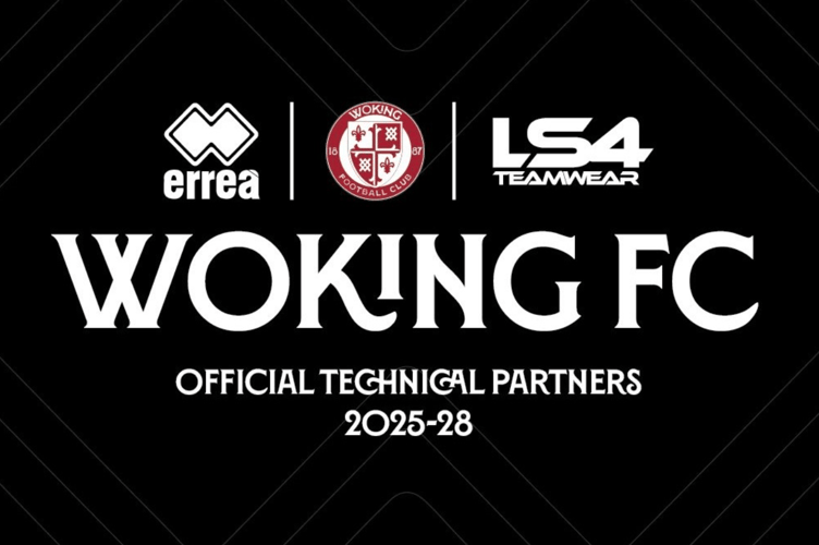 Woking FC kit designers poster, June 13th 2025.
