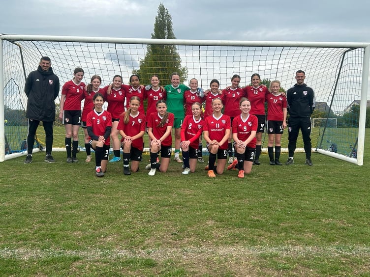 Woking Academy under-13 girls 2024-25.