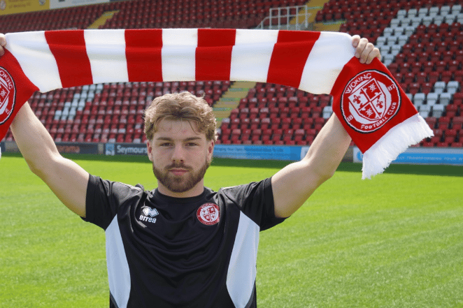 Luke Hall, Woking Football Club, June 16th 2025.