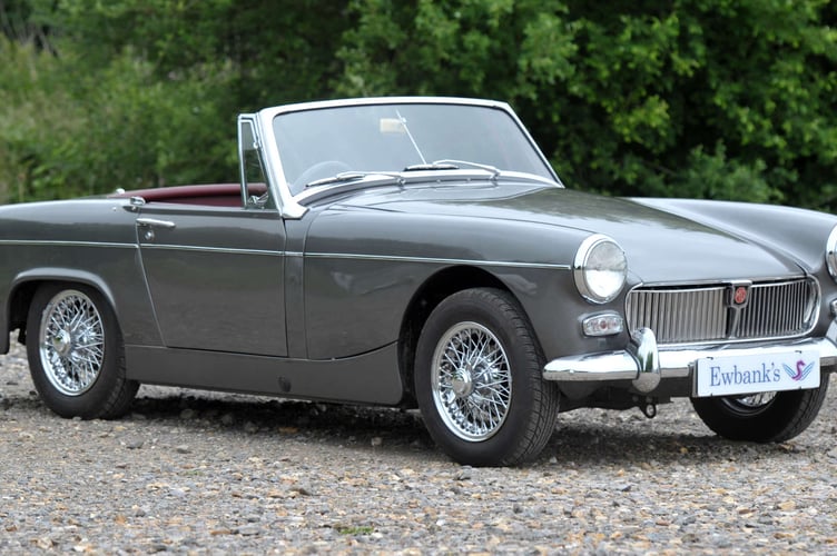 The 1965 MG Midget MK2 1098cc.