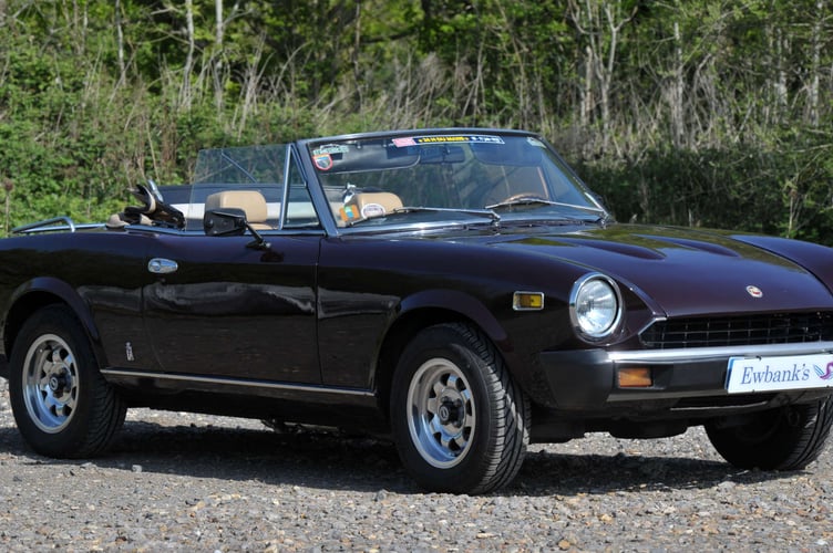 1978 Fiat Spider 124 1800cc 5 Speed Manual Left hand Drive model.