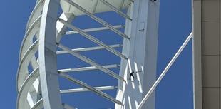 Daredevil Gran with terminal cancer abseils 170 metres for charity