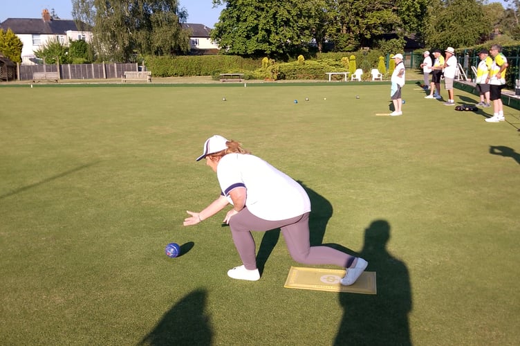 Kenah Cryer playing for Mayford Hall against Knaphill, June 18th 2025.