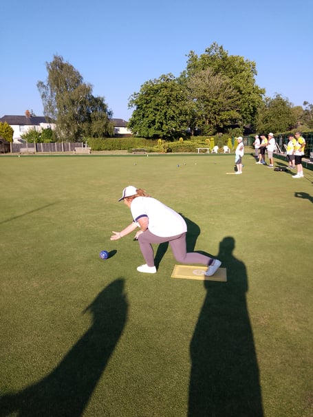 Kenah Cryer playing for Mayford Hall against Knaphill, June 18th 2025.