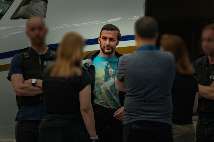 James Harding's arrest.