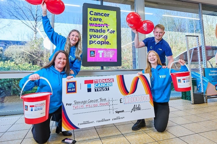 Aldi pledges to raise £20 million for Teenage Cancer Trust