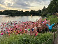 Skinny dippers make splash in cancer fight