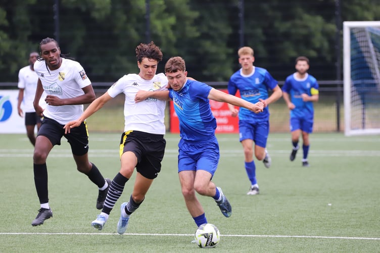 Action from Sheerwater's 0-0 draw against Westfield (Photo: Dan Eicke)